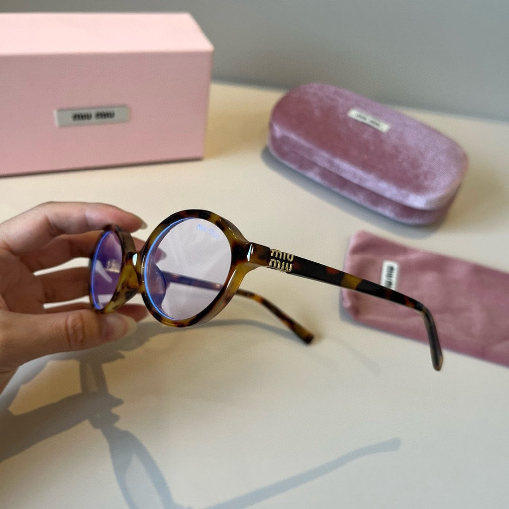 Miu Miu Round Silver Lens Sunglasses for Men & Women - 399238 - detail image 8