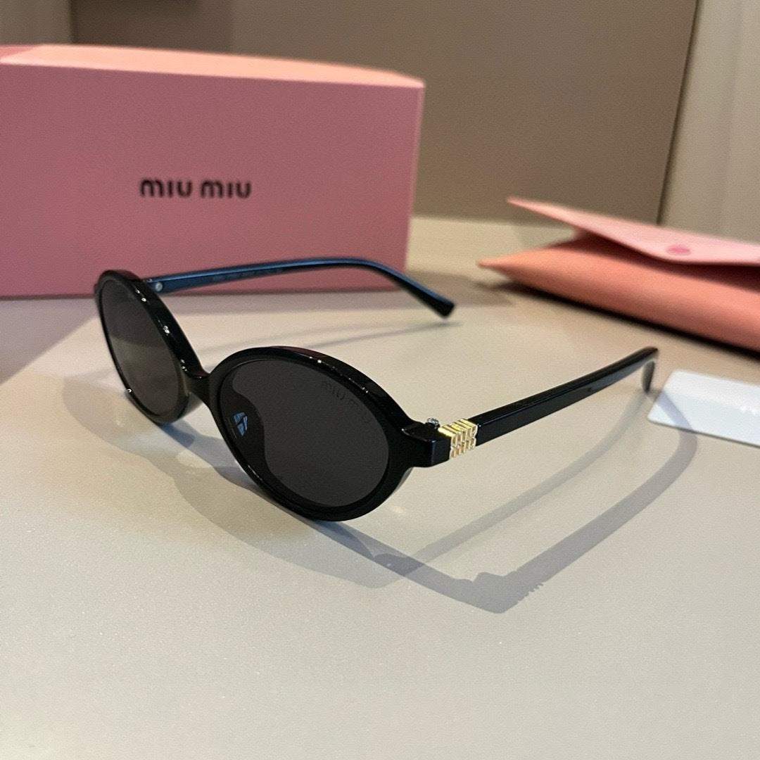 Miu Miu Round Silver Lens Sunglasses for Men & Women - 466146 - detail image 2