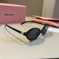 Miu Miu Round Silver Lens Sunglasses for Men & Women - 466146