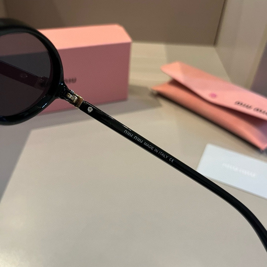 Miu Miu Round Silver Lens Sunglasses for Men & Women - 466146 - detail image 6