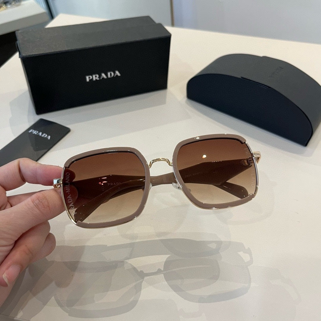 Prada Fashion Brown Lens Sunglasses for Men & Women - 382641 - detail image 5
