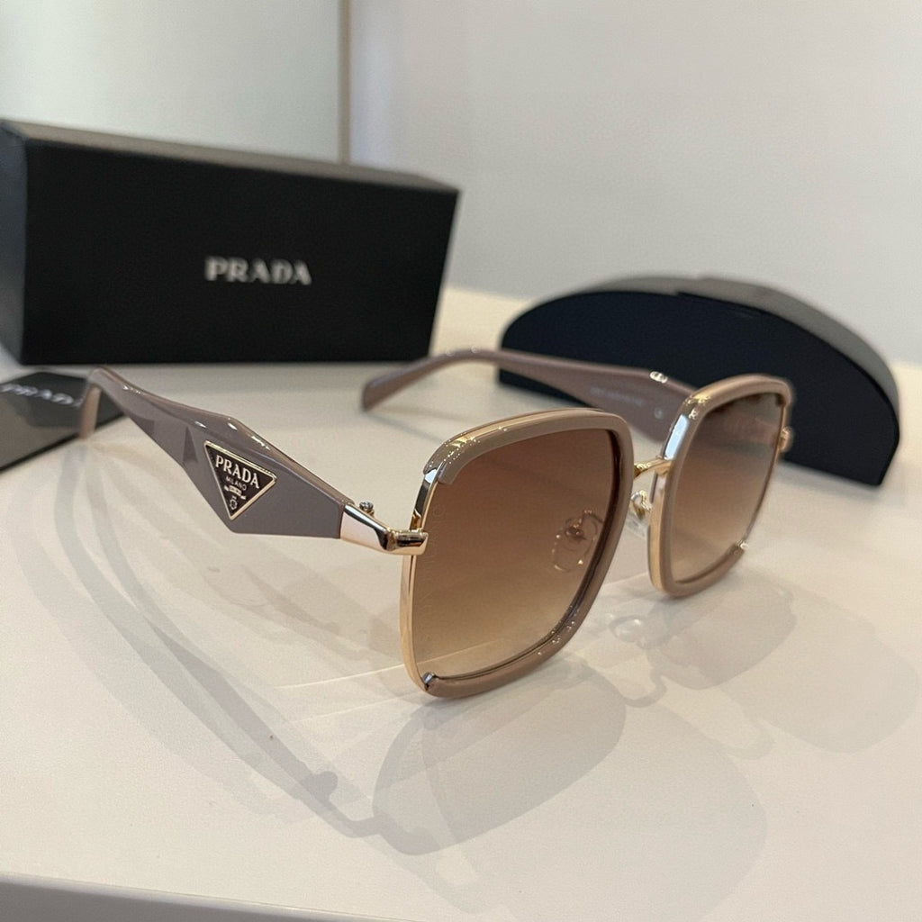 Prada Fashion Brown Lens Sunglasses for Men & Women - 382641