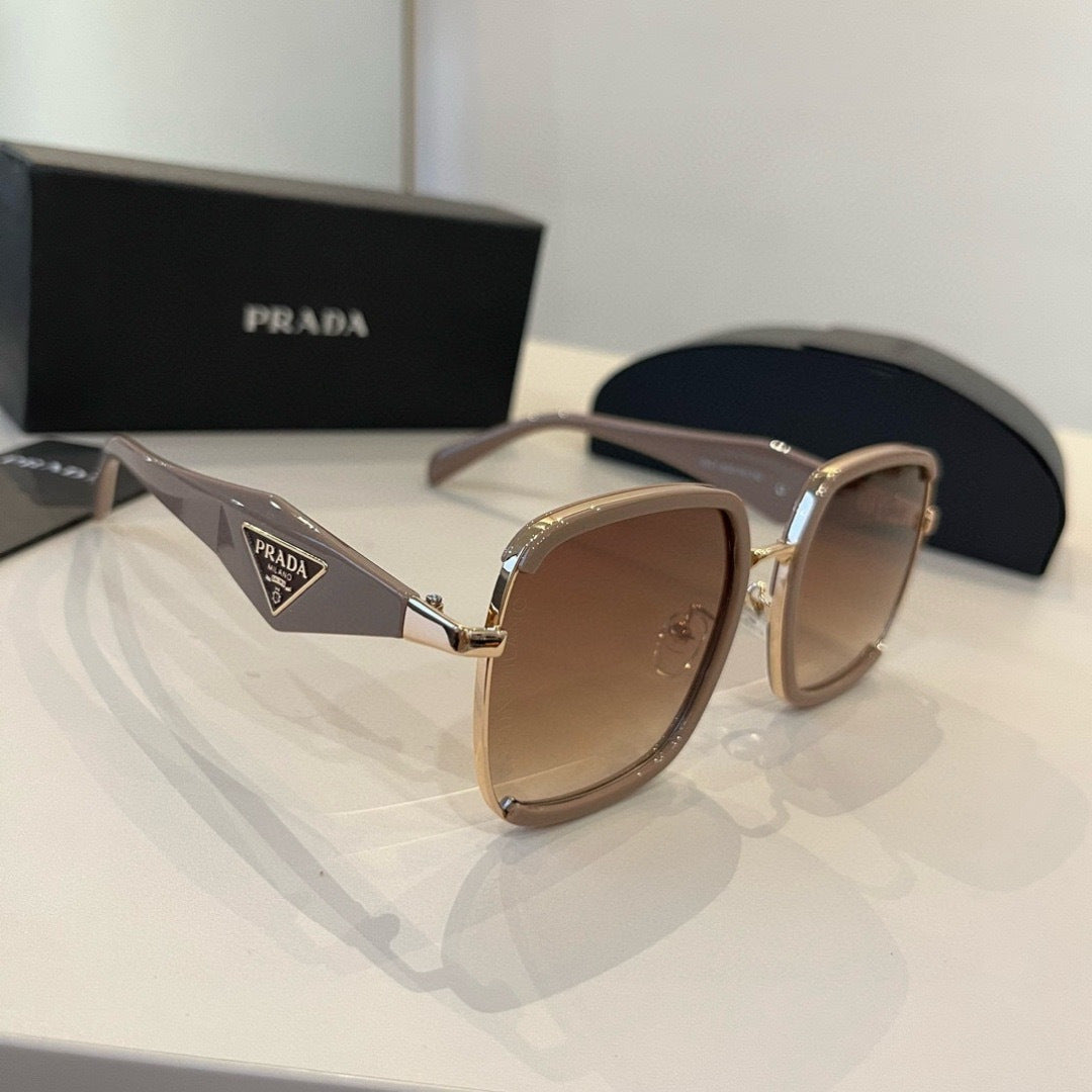 Prada Fashion Brown Lens Sunglasses for Men & Women - 382641