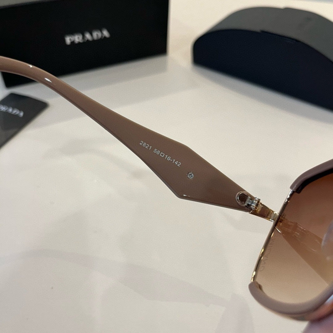 Prada Fashion Brown Lens Sunglasses for Men & Women - 382641 - detail image 8