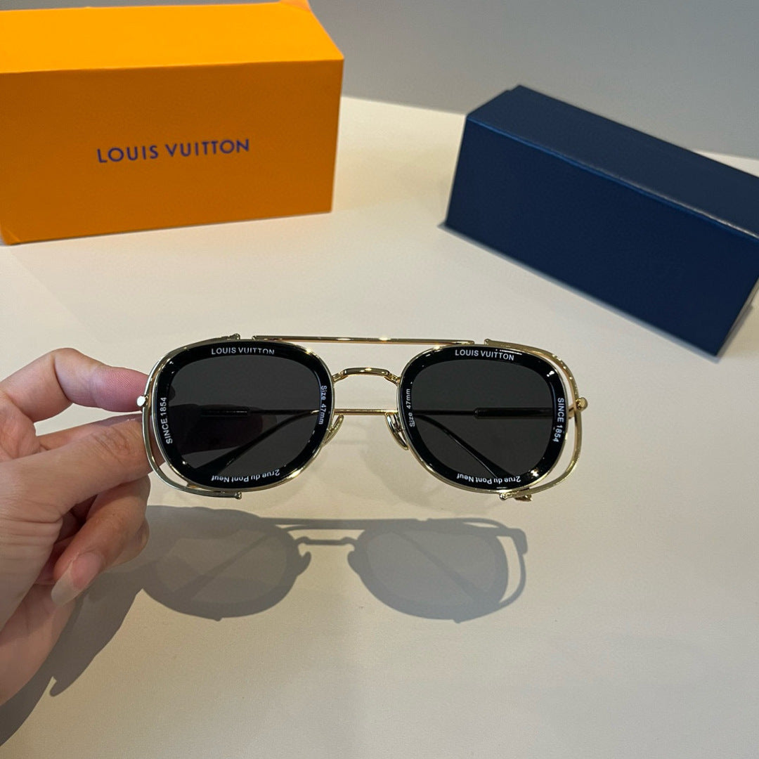 Louis Vuitton Fashion Silver Lens Sunglasses for Men & Women - 371283 - detail image 5