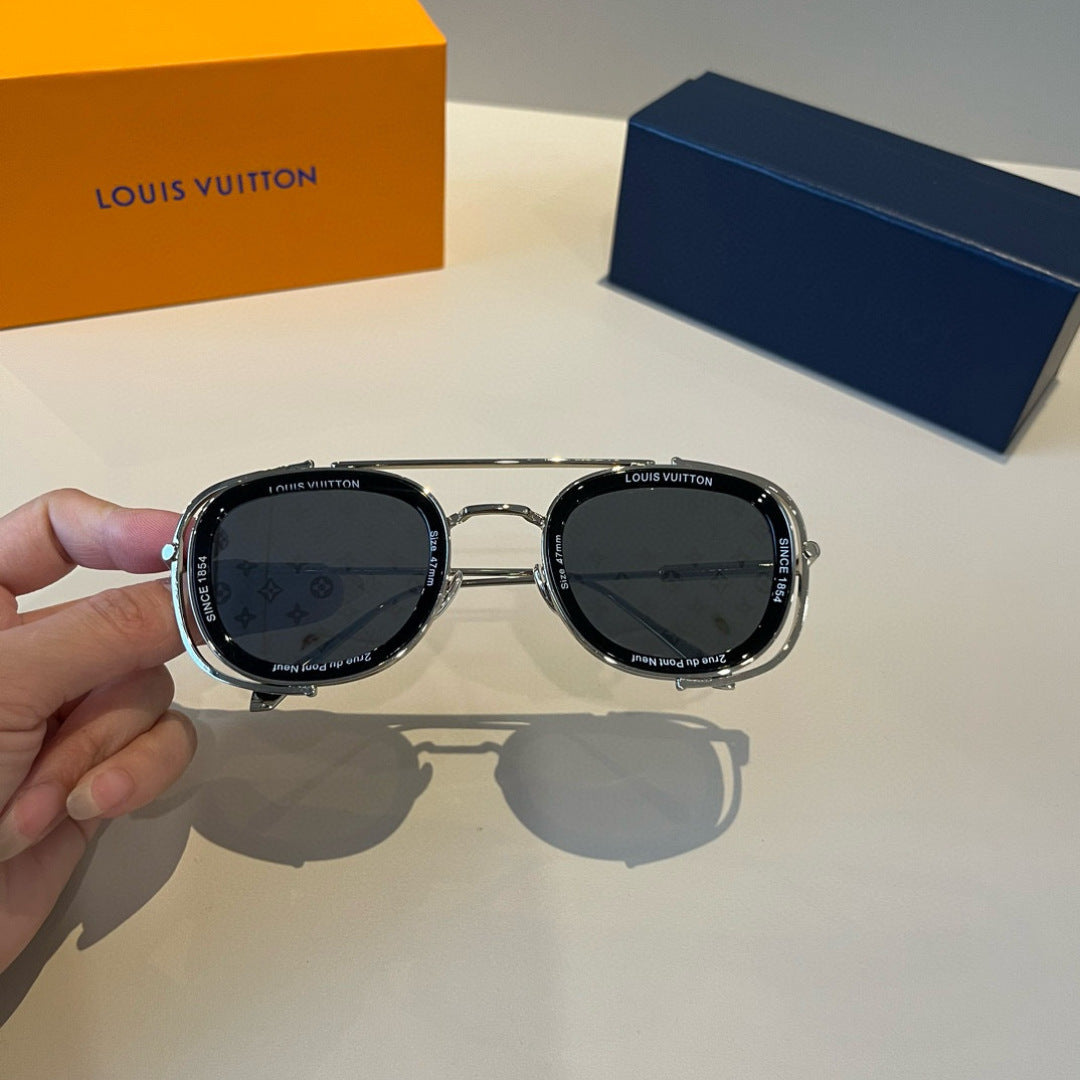 Louis Vuitton Fashion Gray Lens Sunglasses for Men & Women - 371284 - detail image 6