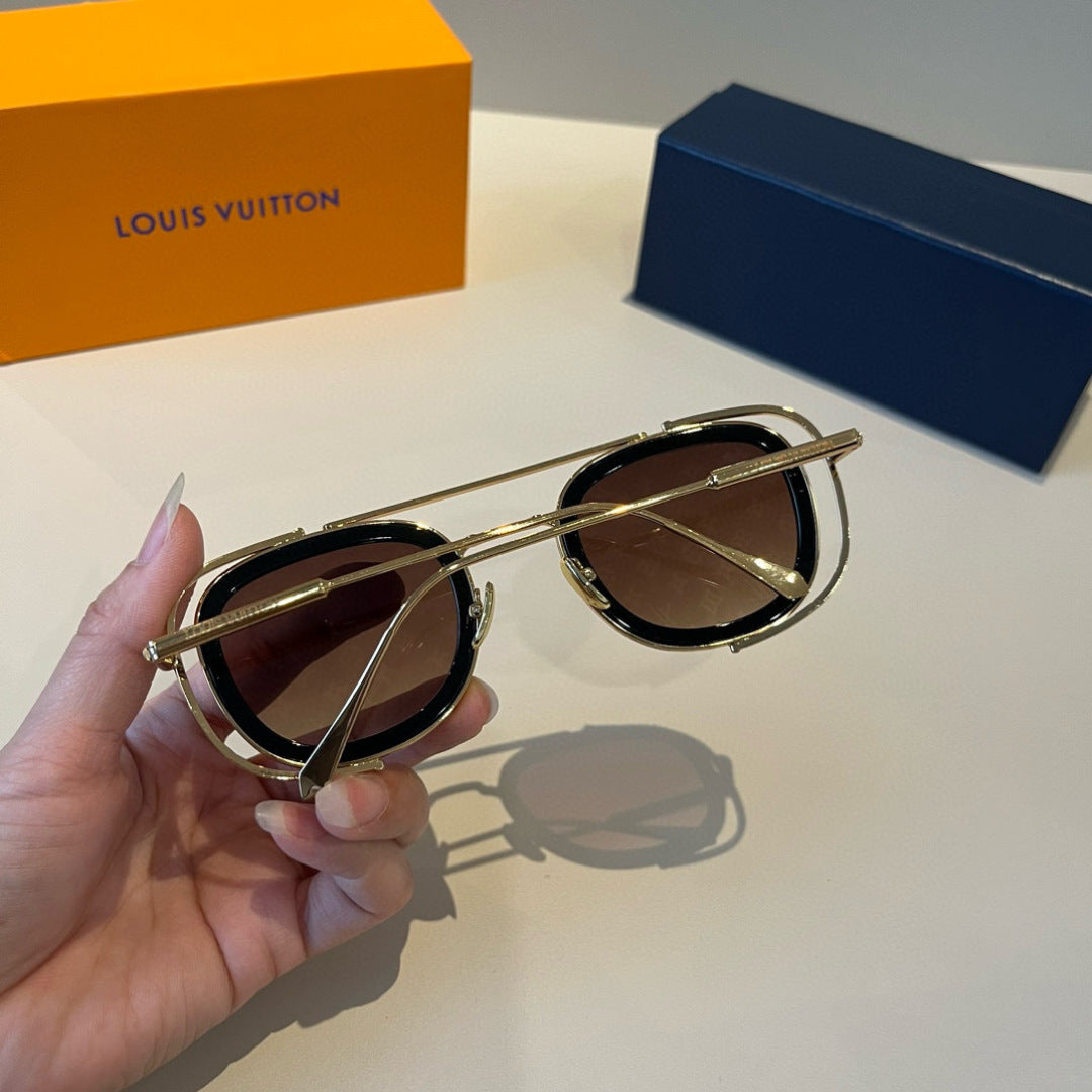 Louis Vuitton Fashion Brown Lens Sunglasses for Men & Women - 371285 - detail image 8