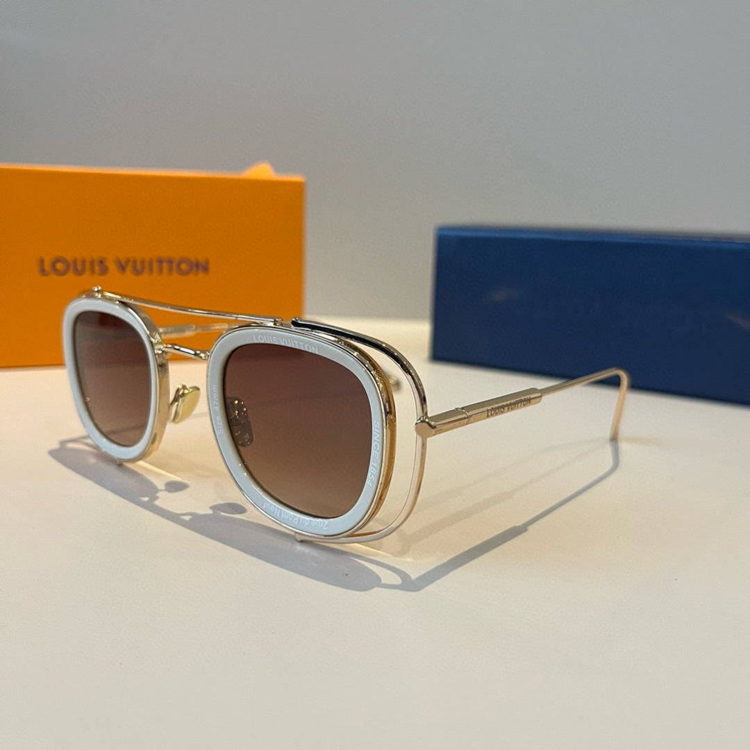 Louis Vuitton Fashion Brown Lens Sunglasses for Men & Women - 371286 - detail image 3
