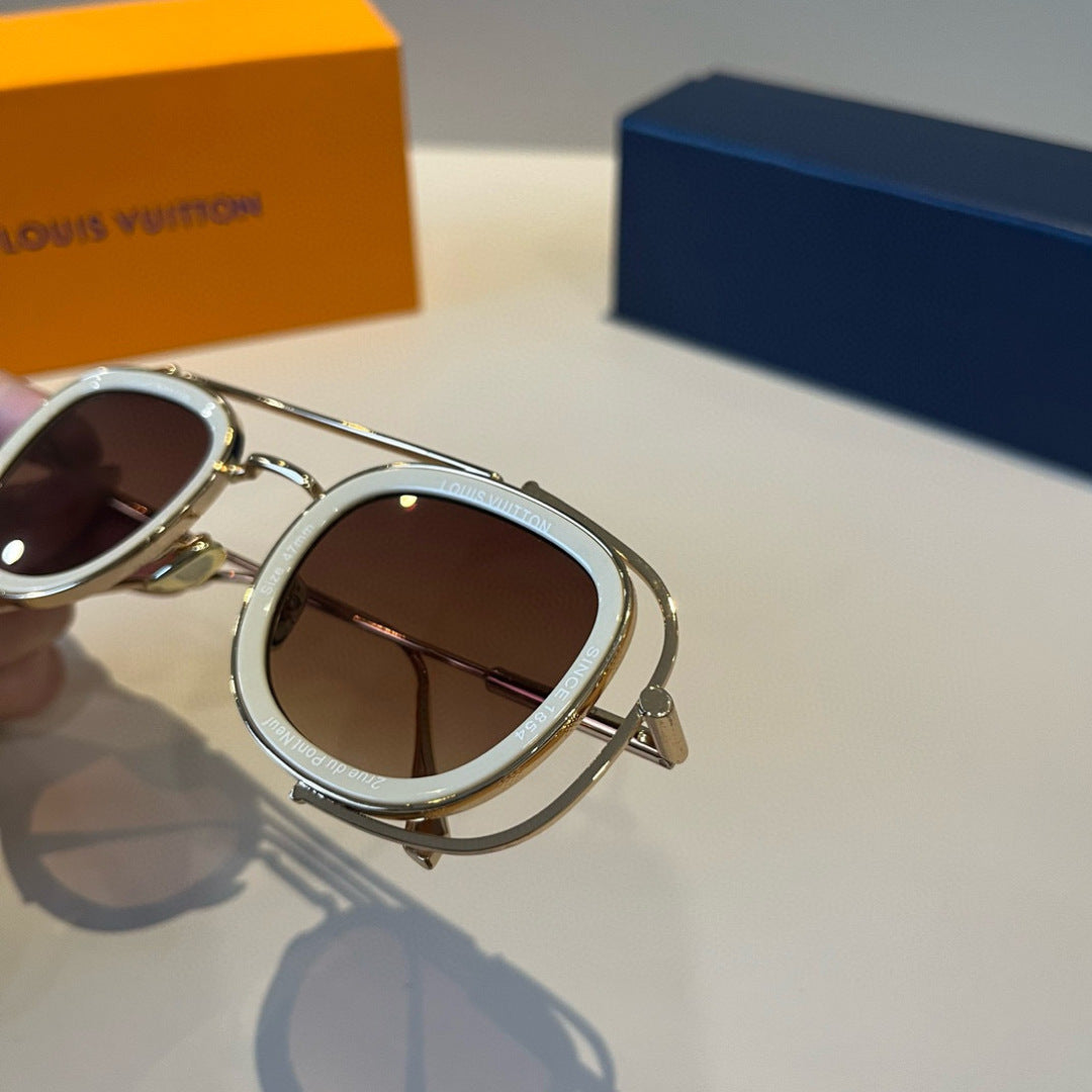 Louis Vuitton Fashion Brown Lens Sunglasses for Men & Women - 371286 - detail image 6