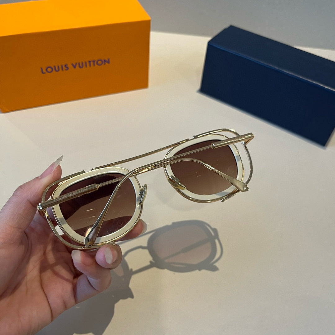 Louis Vuitton Fashion Brown Lens Sunglasses for Men & Women - 371286 - detail image 8
