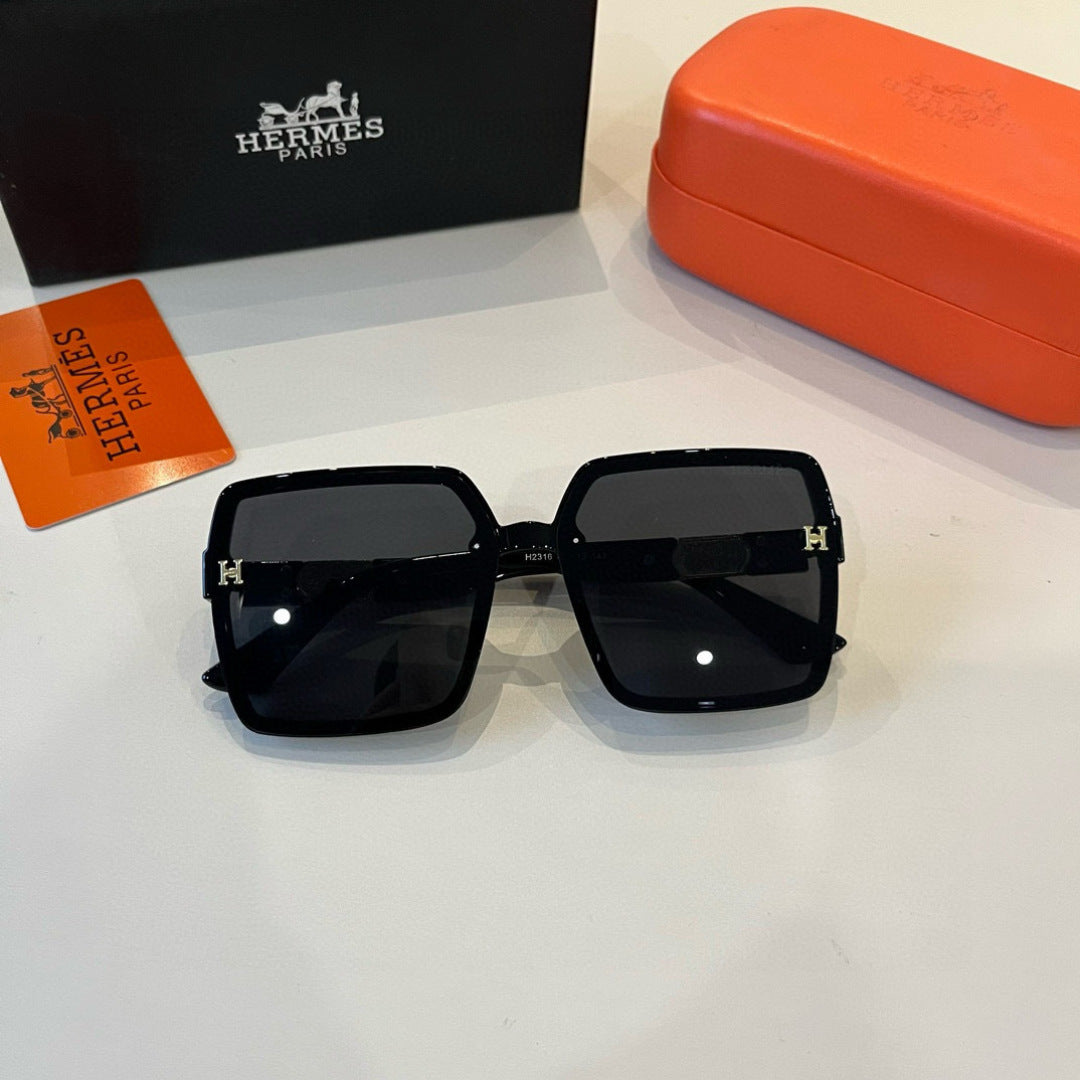 Hermès Round Black Lens Sunglasses for Women - 372644 - detail image 7