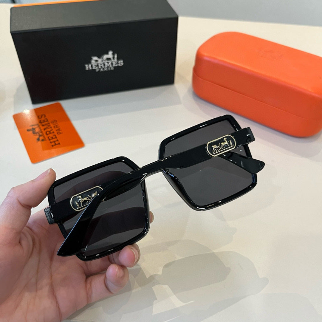 Hermès Round Black Lens Sunglasses for Women - 372644 - detail image 5