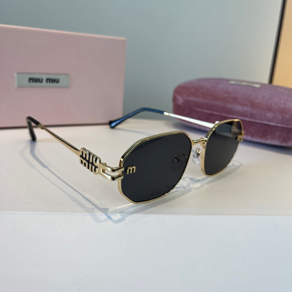 Miu Miu Fashion Silver Lens Sunglasses for Men & Women - 416284