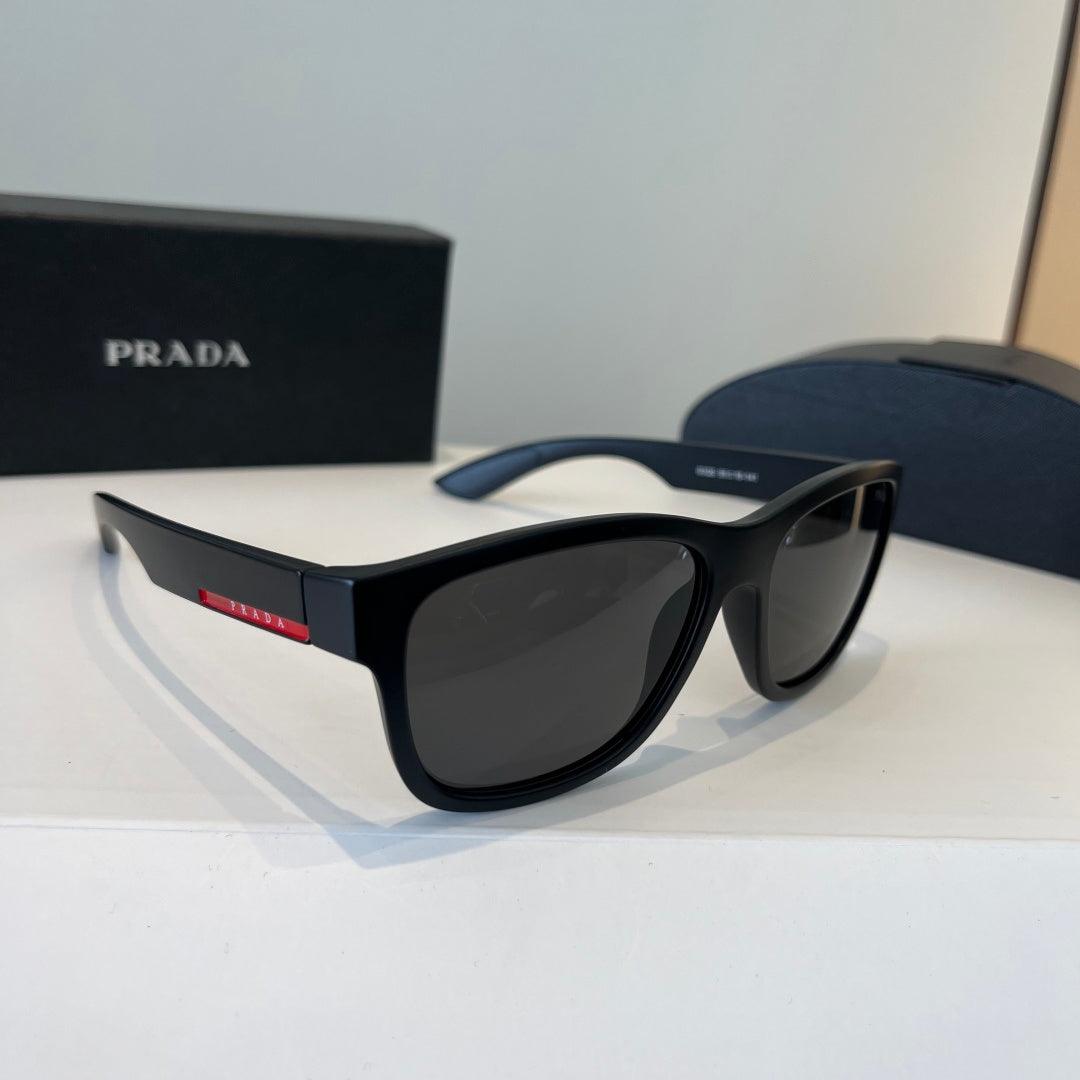 Prada Fashion Black Lens Sunglasses for Men & Women - 998101
