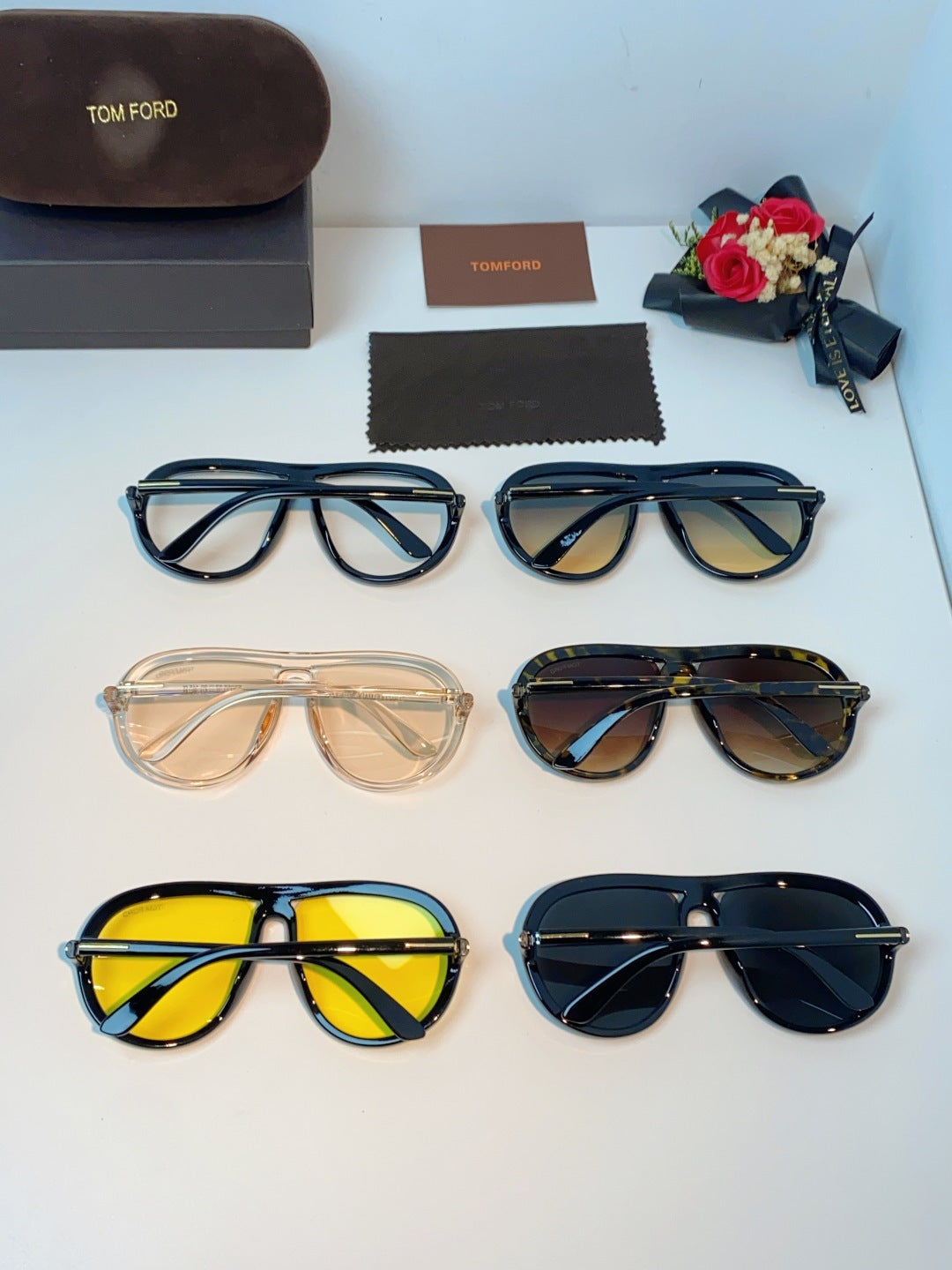 Tom Ford Aviator Brown Lens Sunglasses for Men & Women - detail image 11