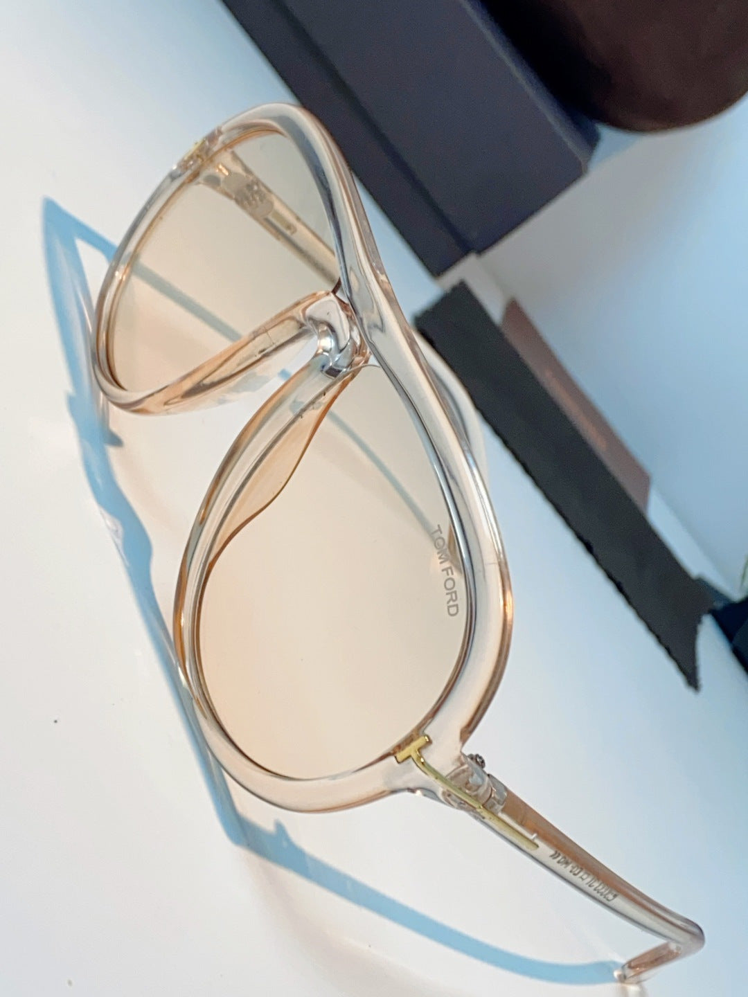 Tom Ford Aviator Gold Lens Sunglasses for Men & Women - detail image 7