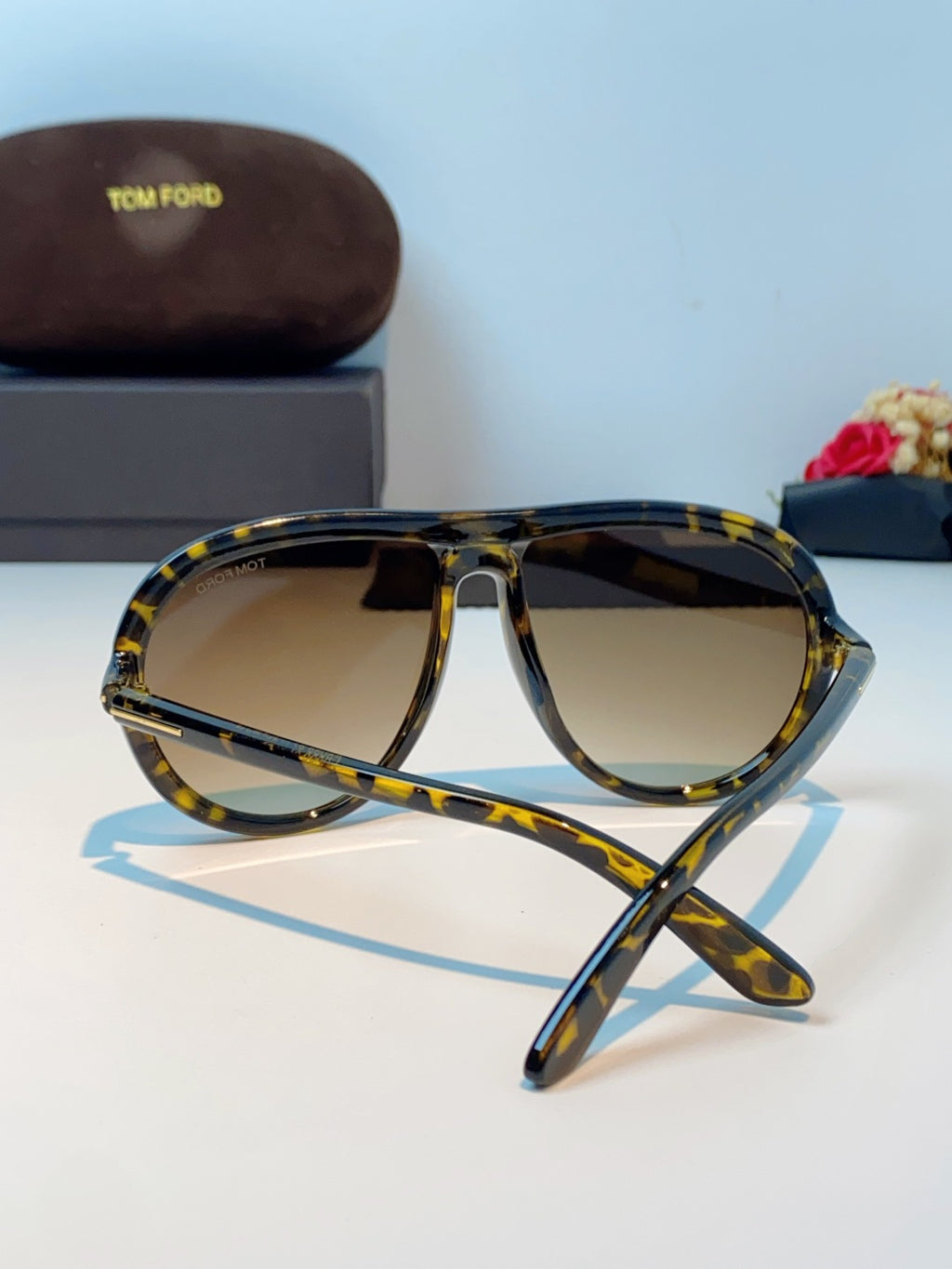 Tom Ford Aviator Brown Lens Sunglasses for Men & Women - 432857 - detail image 3