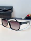 Prada Polarized Square Blue Lens Sunglasses for Men & Women - 372084