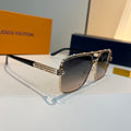 Louis Vuitton Metal Aviator Silver Lens Sunglasses for Men & Women - 381803