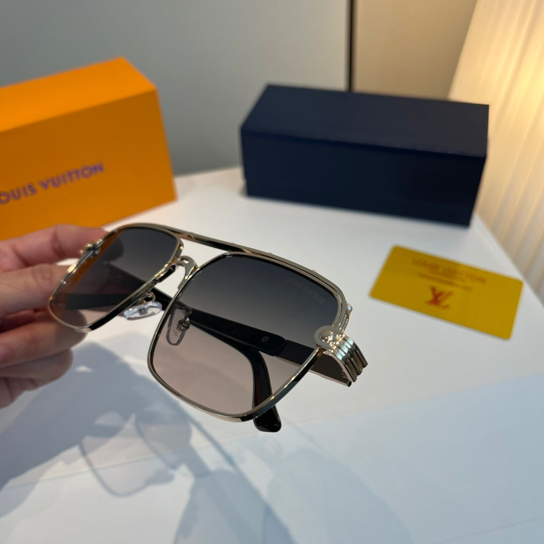 Louis Vuitton Metal Aviator Silver Lens Sunglasses for Men & Women - 381803 - detail image 6