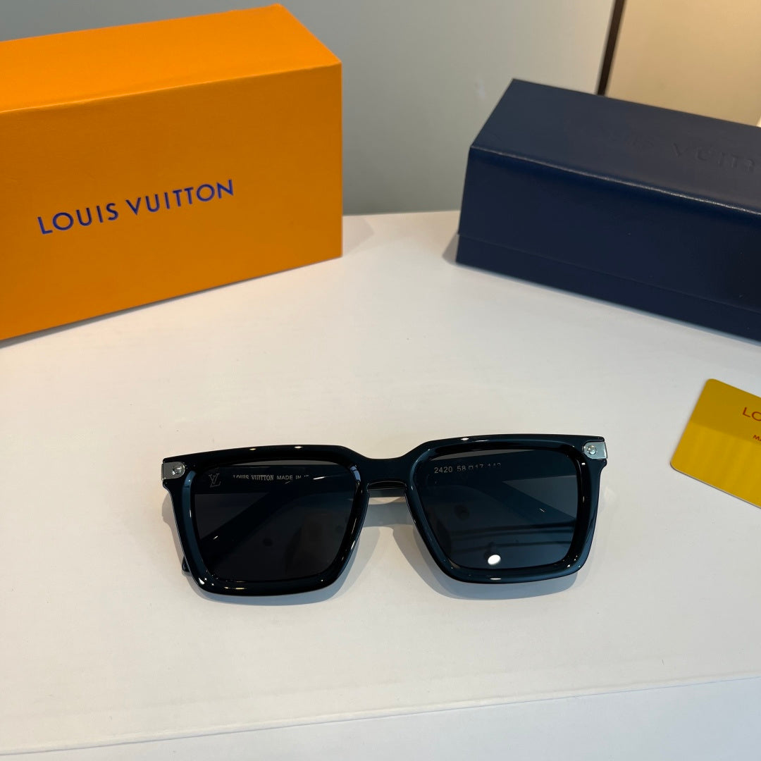 Louis Vuitton Fashion Black Lens Sunglasses for Men & Women - 381804 - detail image 9