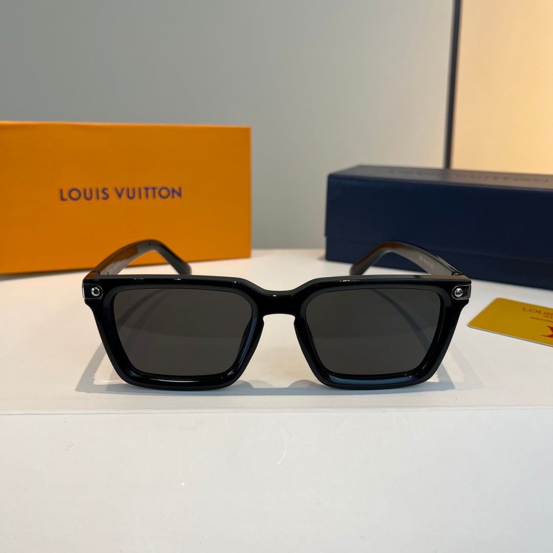 Louis Vuitton Fashion Black Lens Sunglasses for Men & Women - 381804 - detail image 2