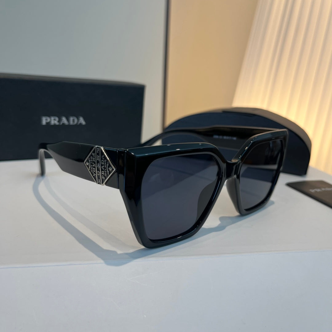 Prada Fashion Black Lens Sunglasses for Men & Women - 998102