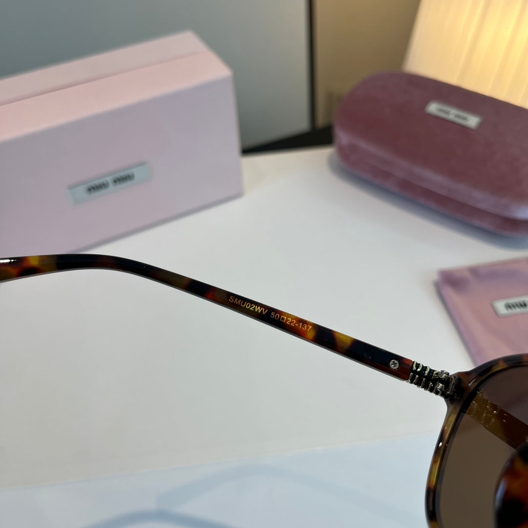 Miu Miu SMUO7S Square Brown Lens Sunglasses for Men & Women - 466076 - detail image 10