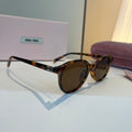 Miu Miu SMUO7S Square Brown Lens Sunglasses for Men & Women - 466076