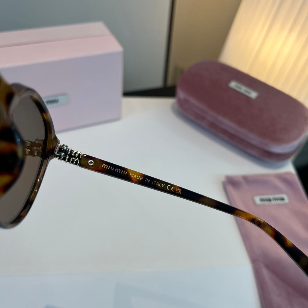 Miu Miu SMUO7S Square Brown Lens Sunglasses for Men & Women - 466076 - detail image 9
