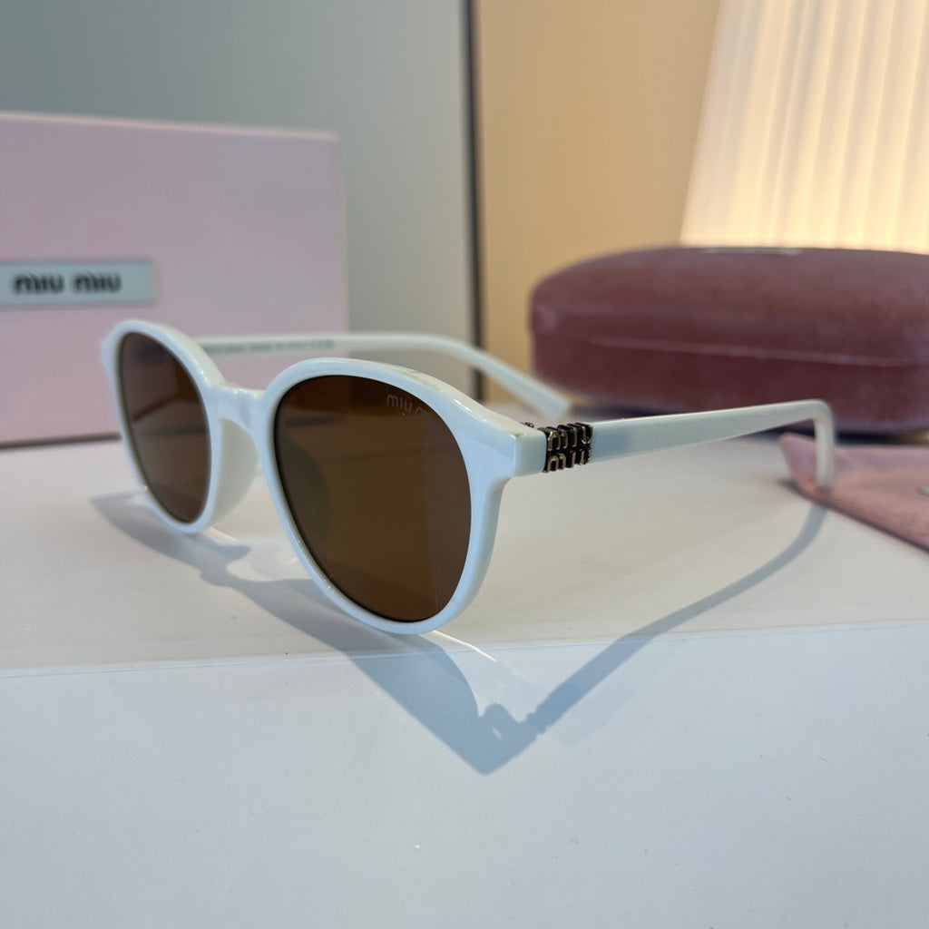Miu Miu SMUO7S Square Silver Lens Sunglasses for Men & Women - 466079 - detail image 3
