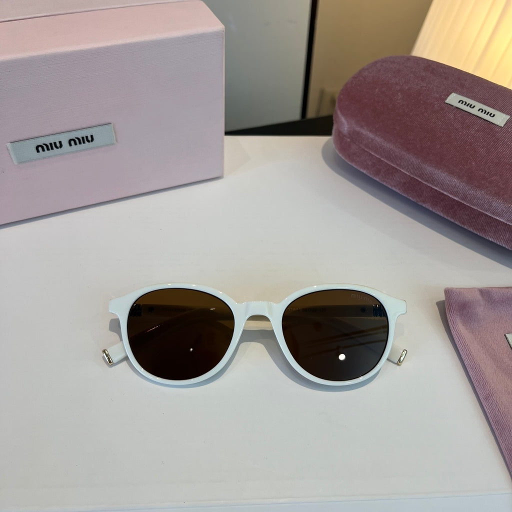 Miu Miu SMUO7S Square Silver Lens Sunglasses for Men & Women - 466079 - detail image 4