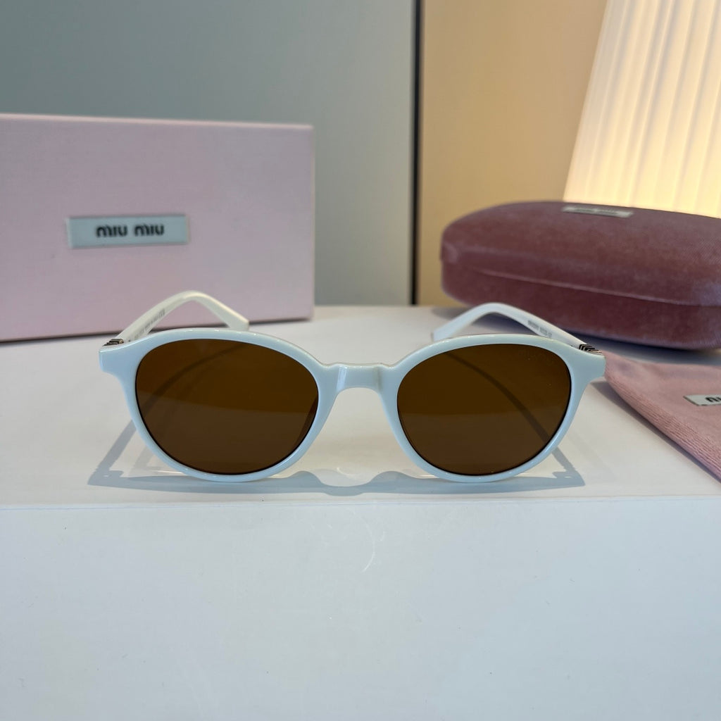 Miu Miu SMUO7S Square Silver Lens Sunglasses for Men & Women - 466079 - detail image 2