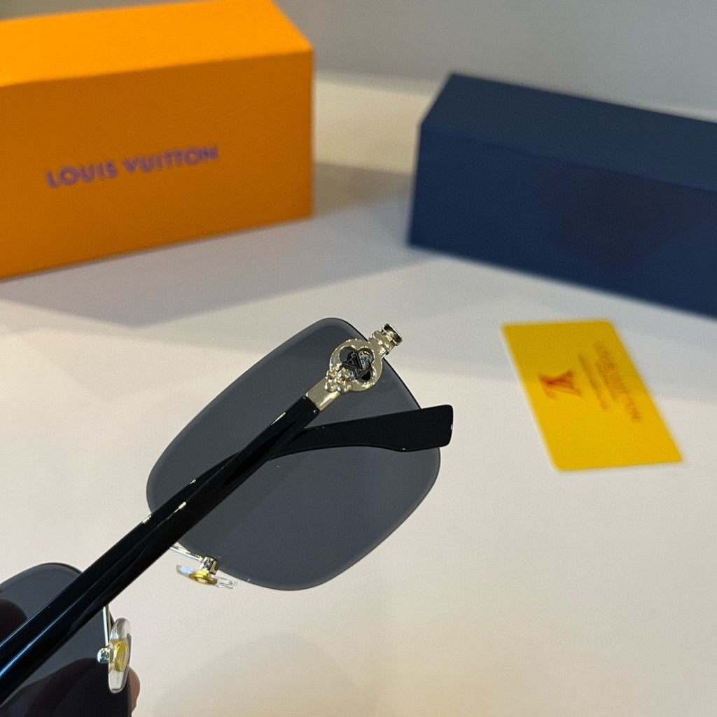 Louis Vuitton Fashion Silver Lens Sunglasses for Men & Women - 398089 - detail image 8