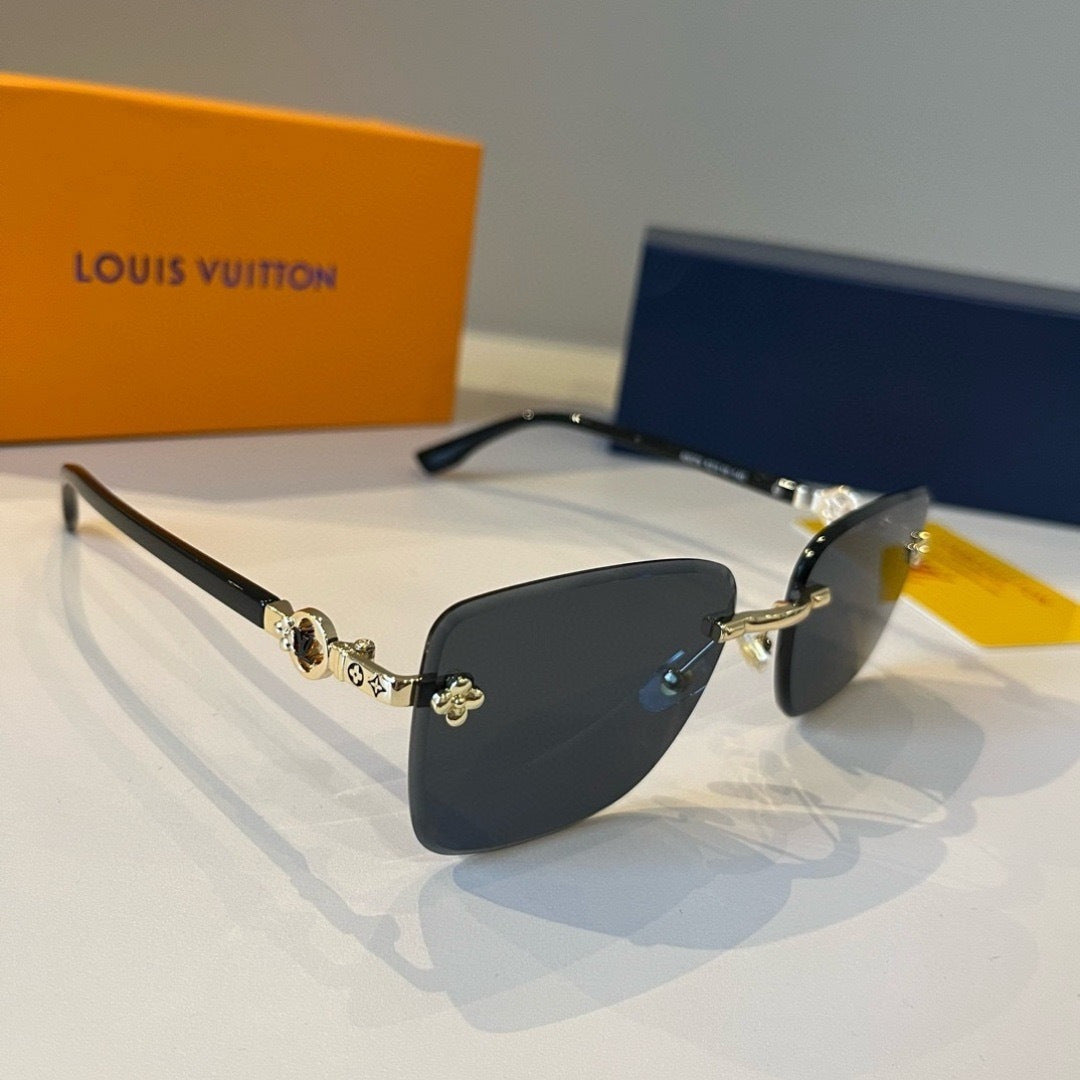 Louis Vuitton Fashion Silver Lens Sunglasses for Men & Women - 398089