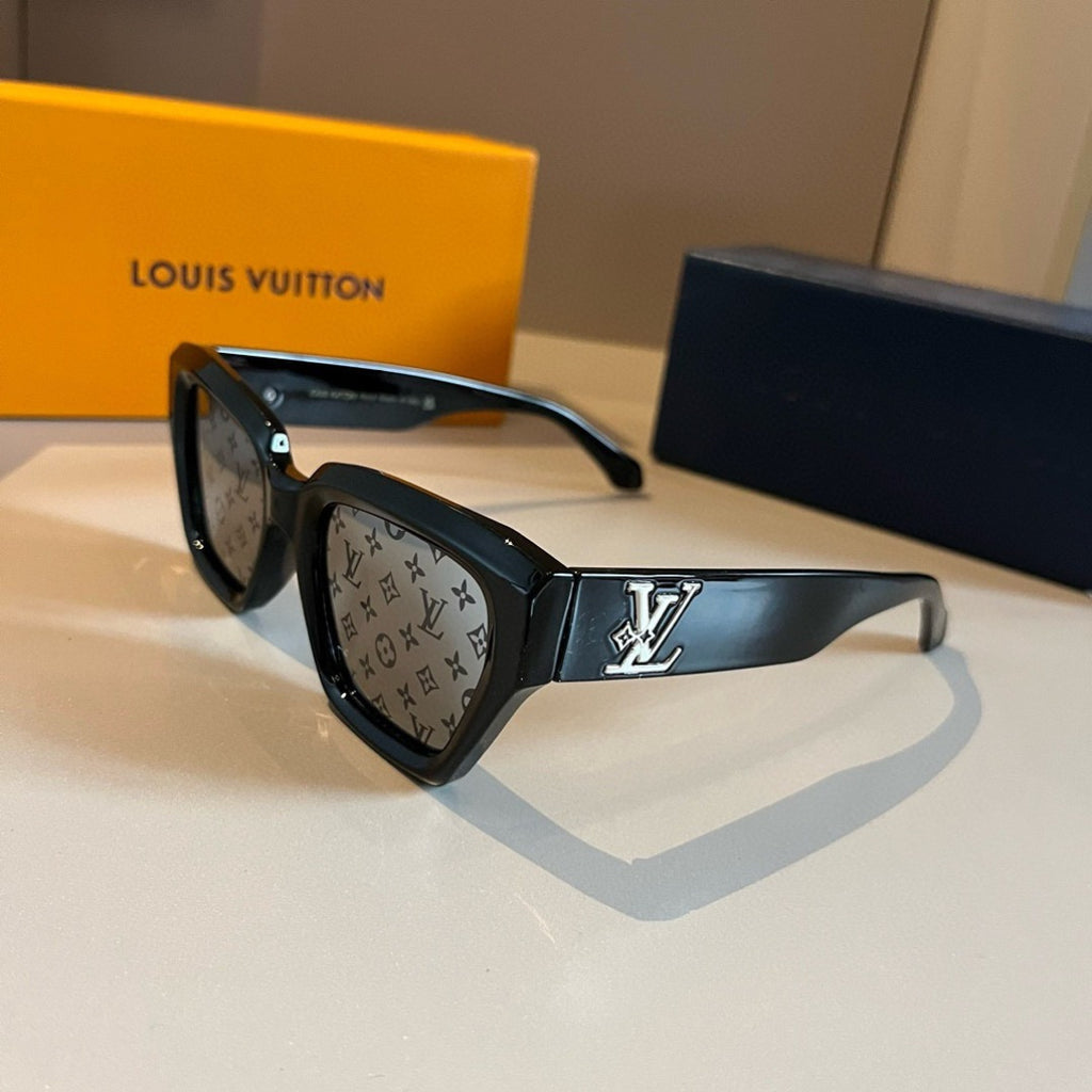 Louis Vuitton Metal Fashion Gold Lens Sunglasses for Men & Women - 398090 - detail image 3
