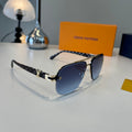 Louis Vuitton Metal Aviator Silver Lens Sunglasses for Men & Women - 371276