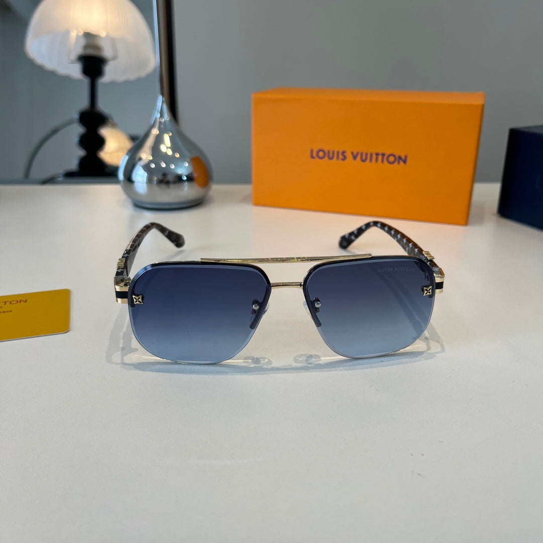 Louis Vuitton Metal Aviator Silver Lens Sunglasses for Men & Women - 371276 - detail image 2