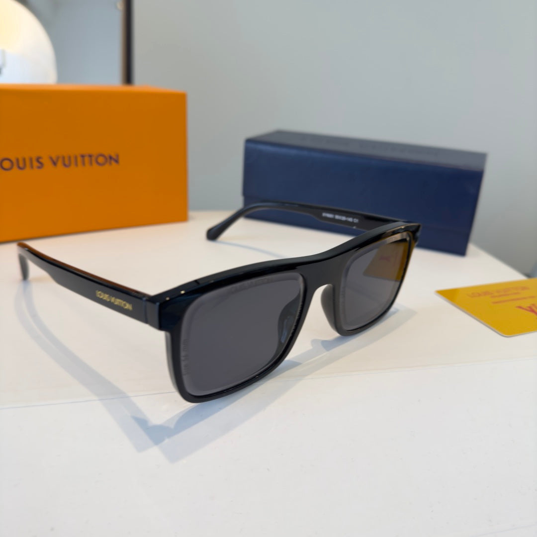 Louis Vuitton Fashion Black Lens Sunglasses for Men & Women - 371279