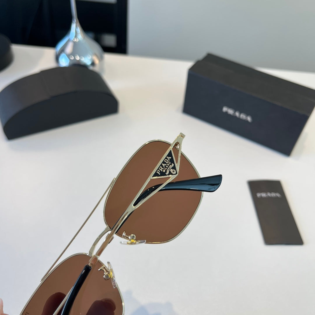 Prada Fashion Brown Lens Sunglasses for Men & Women - 372162 - detail image 6