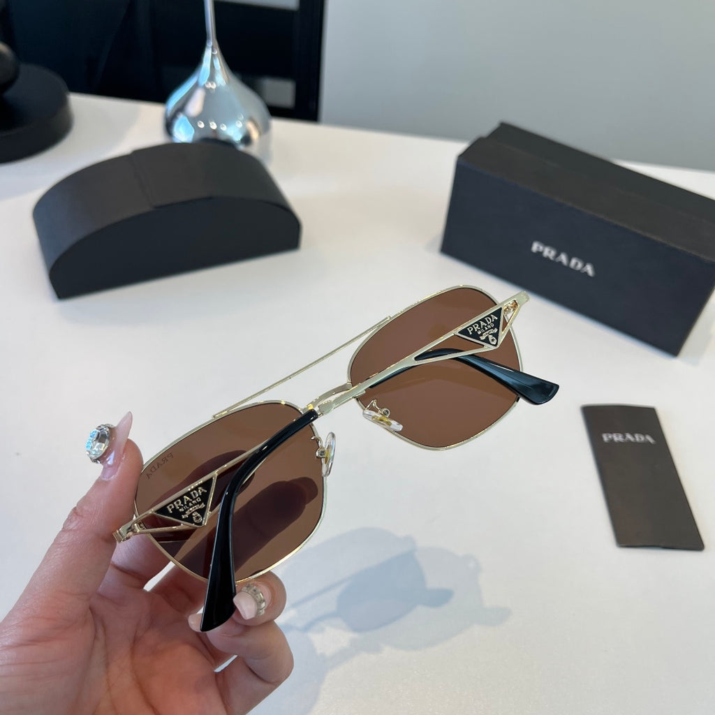 Prada Fashion Brown Lens Sunglasses for Men & Women - 372162 - detail image 7