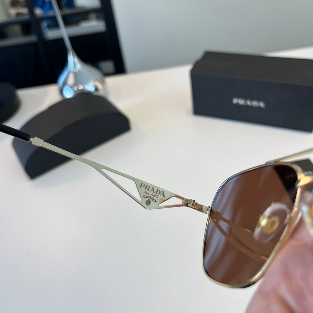 Prada Fashion Brown Lens Sunglasses for Men & Women - 372162 - detail image 8