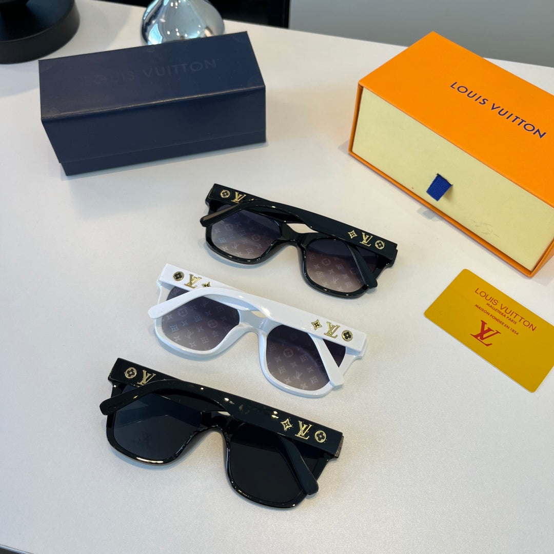 Louis Vuitton Metal Fashion Black Lens Sunglasses for Men & Women - 398176 - detail image 11