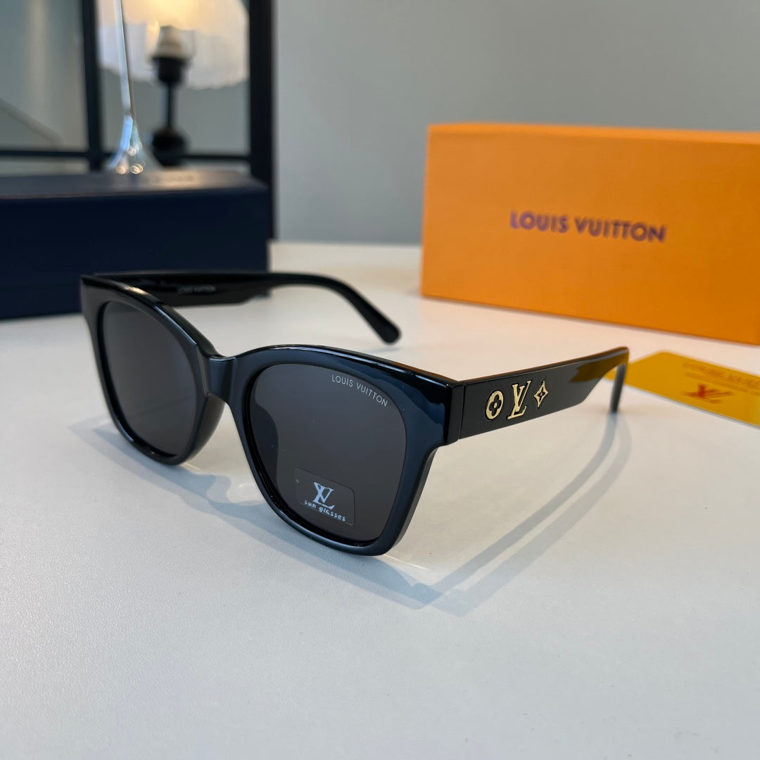 Louis Vuitton Metal Fashion Black Lens Sunglasses for Men & Women - 398176 - detail image 3