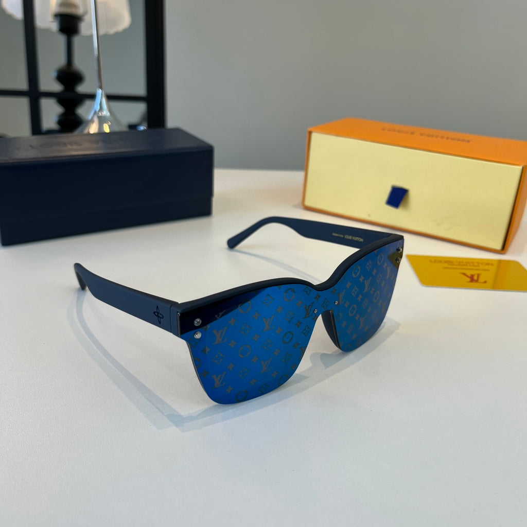 Louis Vuitton Fashion Blue Lens Sunglasses for Men & Women - 398179
