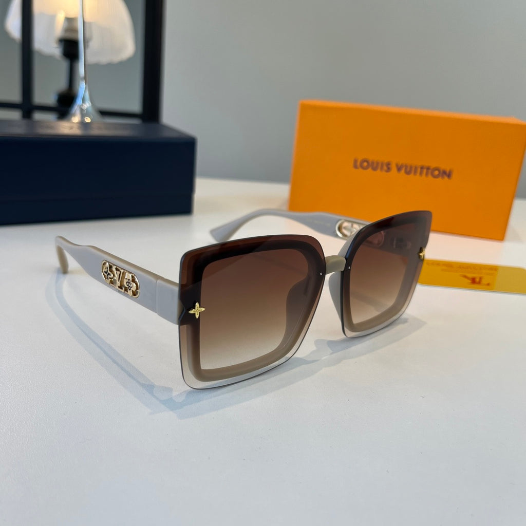 Louis Vuitton Fashion Brown Lens Sunglasses for Men & Women - 398183