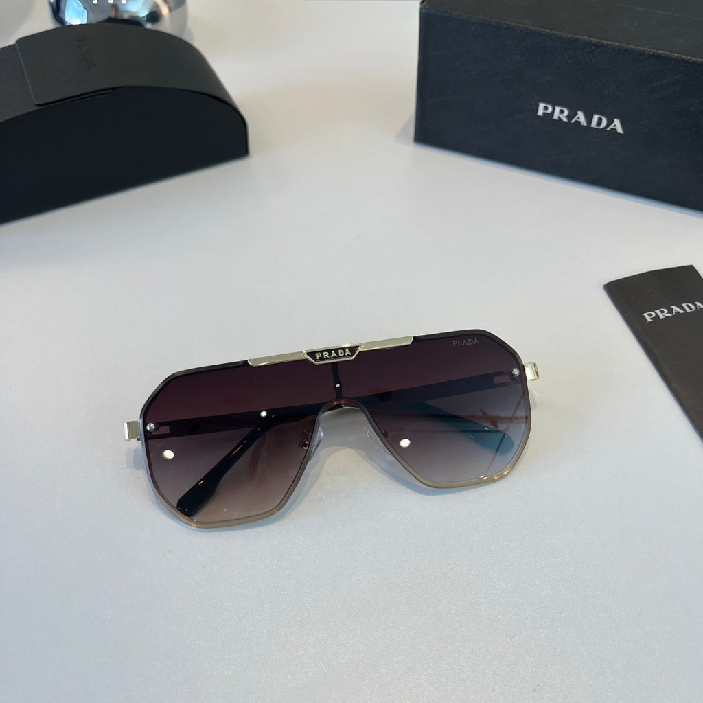 Prada Polarized Fashion Silver Lens Sunglasses for Men - 158460 - detail image 8