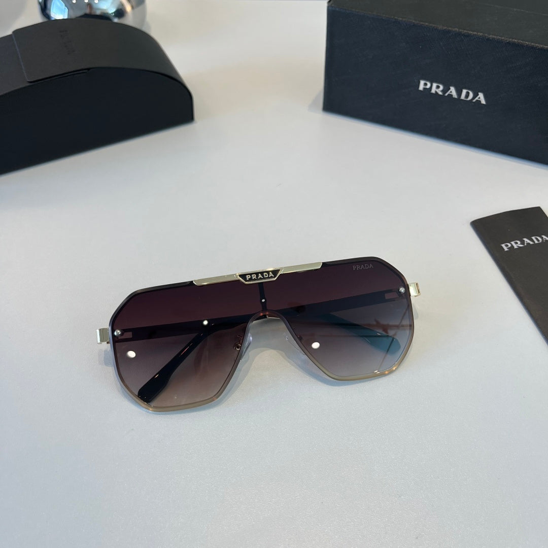 Prada Polarized Fashion Silver Lens Sunglasses for Men - 158460 - detail image 8