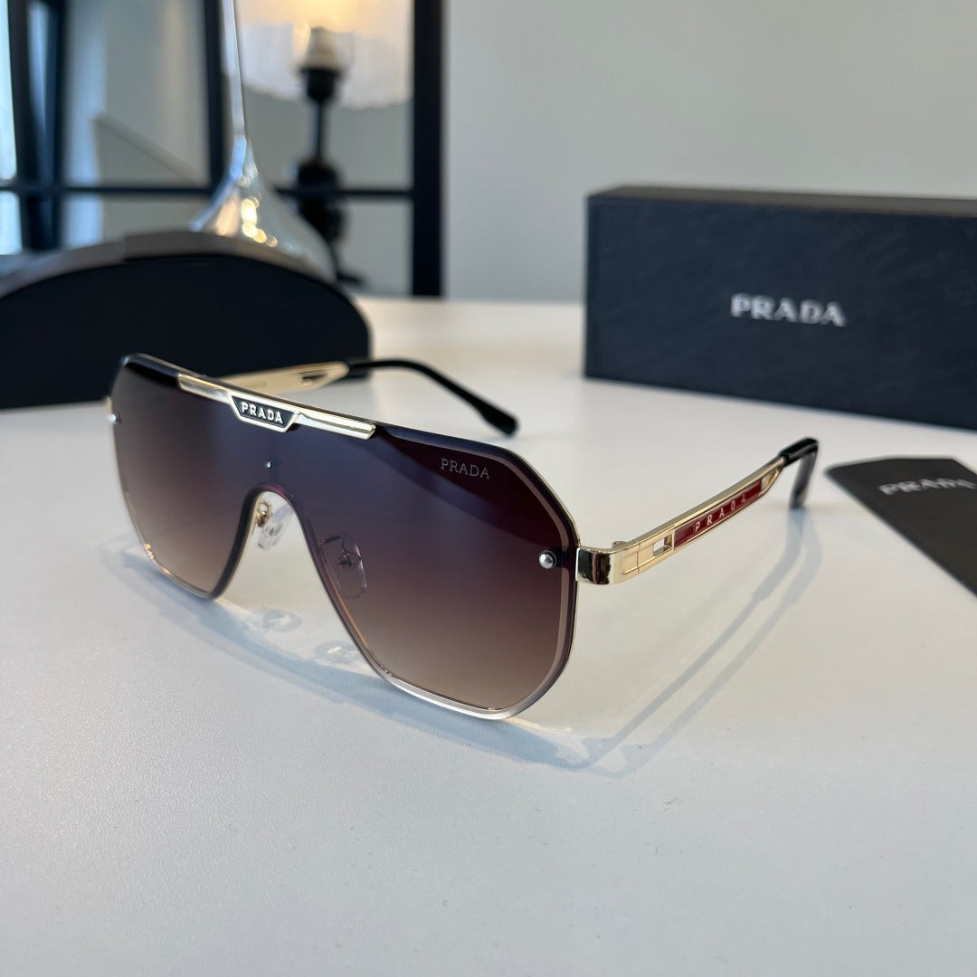 Prada Polarized Fashion Silver Lens Sunglasses for Men - 158460 - detail image 3