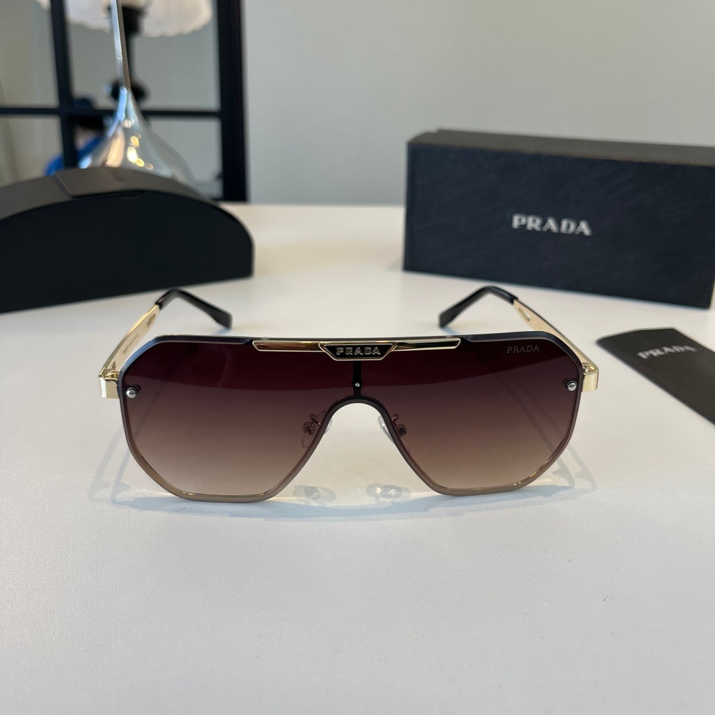 Prada Polarized Fashion Silver Lens Sunglasses for Men - 158460 - detail image 2